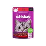 پوچ گربه ویسکاس طعم گوشت (Whiskas Cat Pouch)